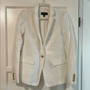 J. Crew Women's White Blazer